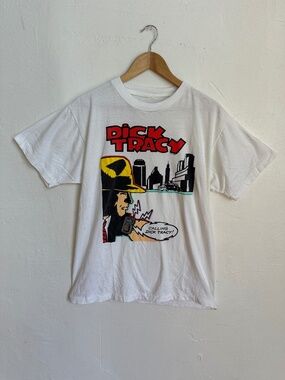 Vintage 1990s Disney Dick Tracy Movie Promo “Calling Dick Tracy” Single Stitch
